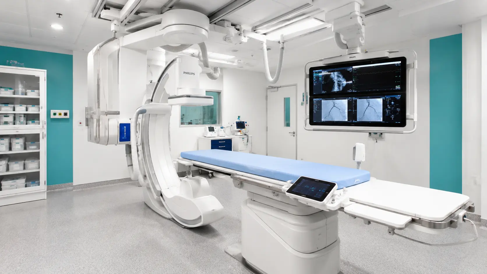Sala Philips con equipo médico instalado